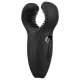 Rebel - vibrador para el glande con brazo móvil y vibración (negro)