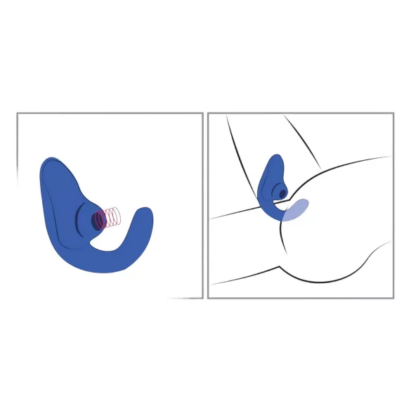 Womanizer Blend - Vibrador de punto G y estimulador de clítoris (azul)
