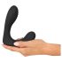 Intense - vibrador de próstata con mando a distancia (negro)