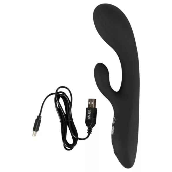 You2Toys Intense - Vibrador G-punto con brazo de clítoris (negro)
