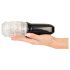 Stroker - masturbador vibrador giratorio - transparente