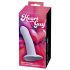 Vibrador azul con corazones - Heart Guy