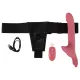 You2Toys - juego de consoladores con arnés (rojo)
