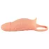 Realistixxx - funda para pene con anillo vibrador - color natural