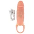 Realistixxx - funda para pene con anillo vibrador - color natural