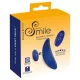 Smile - vibrador de bragas ultrafino y portátil con mando a distancia (azul)