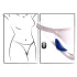 Smile - vibrador de bragas ultrafino y portátil con mando a distancia (azul)