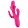SMILE - vibrador con triple brazo y lengüeta (rosa)