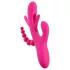 SMILE - vibrador con triple brazo y lengüeta (rosa)