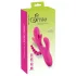 SMILE - vibrador con triple brazo y lengüeta (rosa)