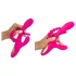 SMILE - vibrador con triple brazo y lengüeta (rosa)