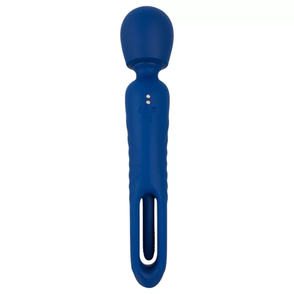 Smile - Vibrador 2 en 1 con lengua masajeadora (azul)