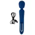 Smile - Vibrador 2 en 1 con lengua masajeadora (azul)