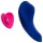 Smile - vibrador tipo braga con control remoto - silicona azul