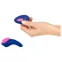 Smile - vibrador tipo braga con control remoto - silicona azul