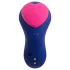 Smile - vibrador tipo braga con control remoto - silicona azul
