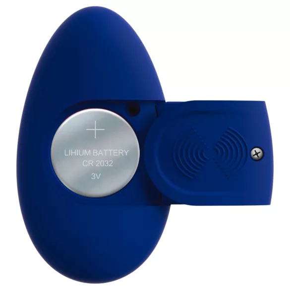 Smile - vibrador tipo braga con control remoto - silicona azul