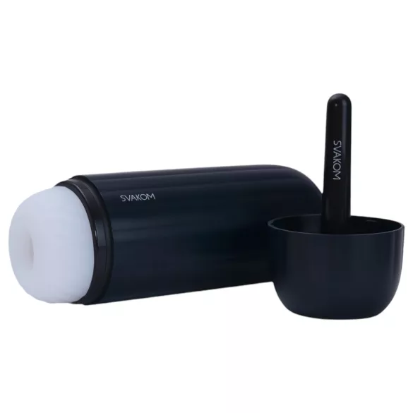 Svakom Sam Neo 2 Pro - masturbador masculino inteligente - silicona negro blanco