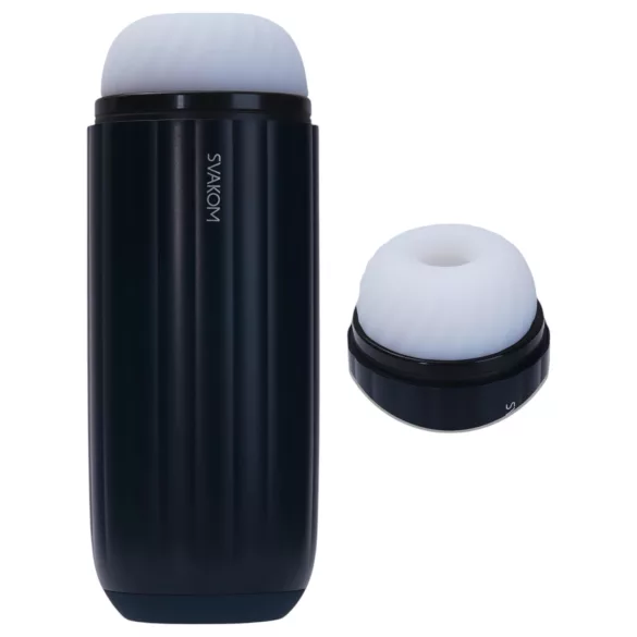 Svakom Sam Neo 2 Pro - masturbador masculino inteligente - silicona negro blanco