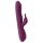 Javida - vibrador 3 en 1 con rotación y perlas - silicona lila