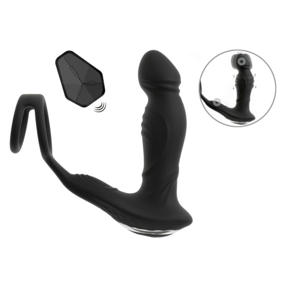 Rebel - vibrador prostático impulsor (negro)