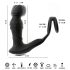 Rebel - vibrador prostático impulsor (negro)
