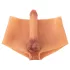 You2Toys - Pene realista vibrador - silicona color natural