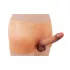 You2Toys - Pene realista vibrador - silicona color natural