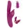 Javida - Vibrador estimulador punto G y clítoris 4 en 1 - silicona lila
