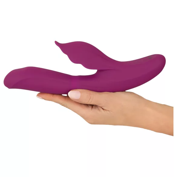 Javida - Vibrador estimulador punto G y clítoris 4 en 1 - silicona lila