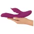 Javida - Vibrador estimulador punto G y clítoris 4 en 1 - silicona lila