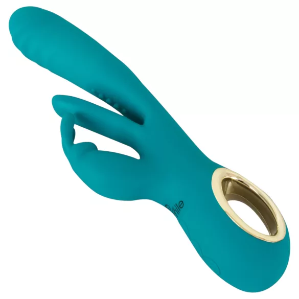 Smile - vibrador punto G y clítoris con función empuje - silicona verde