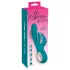 Smile - vibrador punto G y clítoris con función empuje - silicona verde
