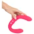 Couples Choice - vibrador doble punta - silicona rosa