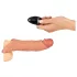 Realistixxx - funda pene vibrador control remoto - realista color piel 20cm