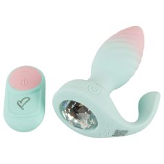 Beau Coeur Juvela - plug anal vibrador - silicona turquesa