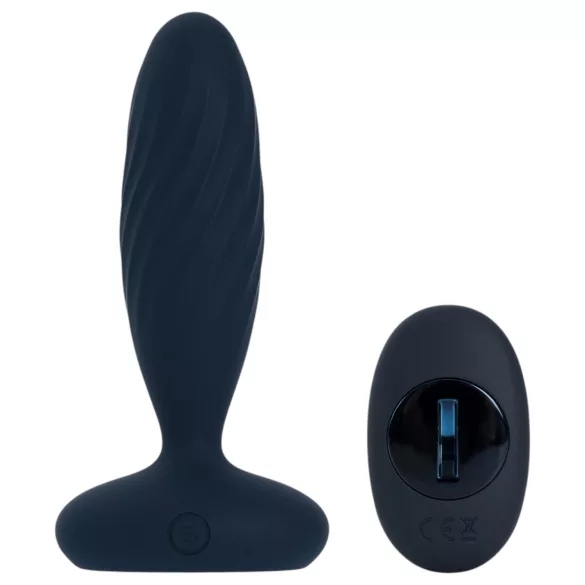 Svakom Jordan - plug anal vibrador inteligente - silicona azul