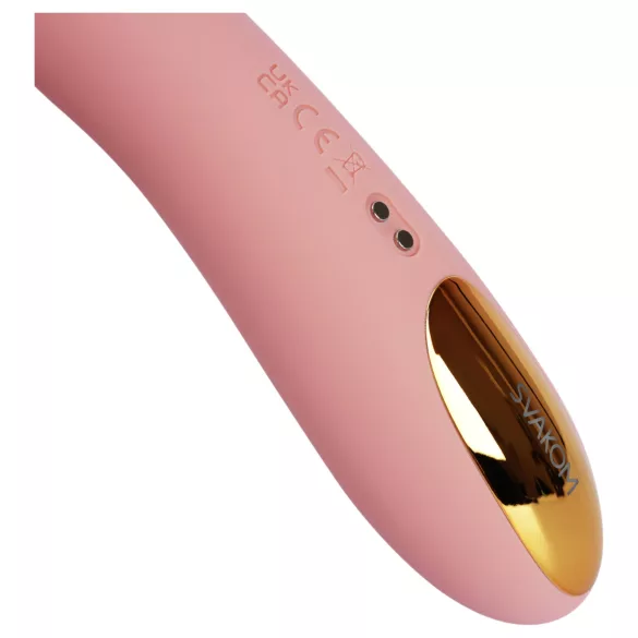 Svakom Ava Neo - vibrador con empuje inteligente - silicona rosa