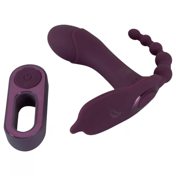 Beau Coeur Ariva - vibrador para braguitas 3 en 1 - silicona lila