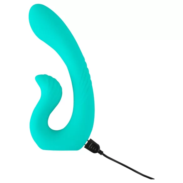 Beau Coeur Naira - Vibrador doble punto G y clítoris - silicona verde