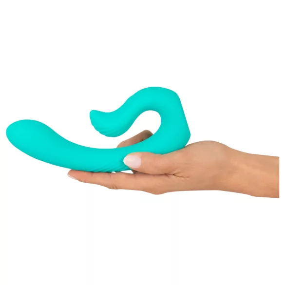 Beau Coeur Naira - Vibrador doble punto G y clítoris - silicona verde