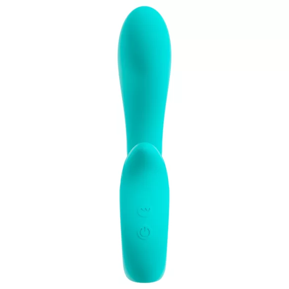 Beau Coeur Naira - Vibrador doble punto G y clítoris - silicona verde