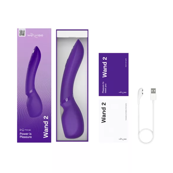 We-Vibe Wand 2 - Vibrador masajeador controlado por aplicación