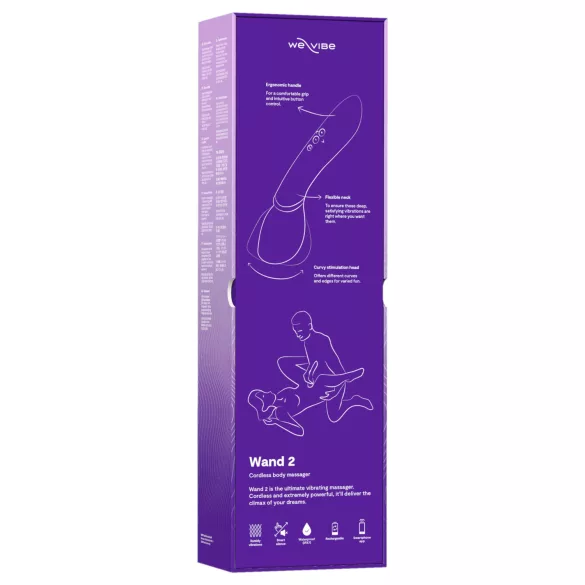 We-Vibe Wand 2 - Vibrador masajeador controlado por aplicación