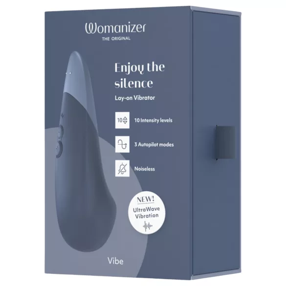 Womanizer Vibe - vibrador para clítoris - silicona azul