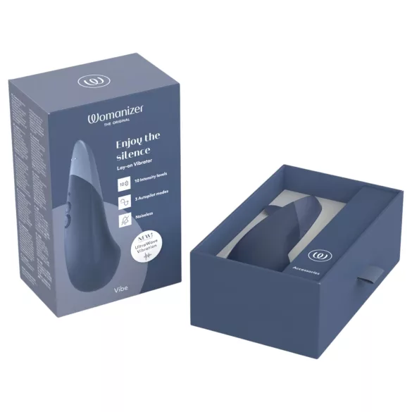 Womanizer Vibe - vibrador para clítoris - silicona azul