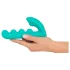 Beau Coeur Sylora - vibrador 2 en 1 con perlas (verde)