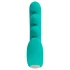 Beau Coeur Sylora - vibrador 2 en 1 con perlas (verde)