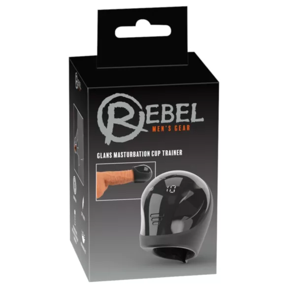 Rebel - vibrador para glande resistente al agua - silicona negra