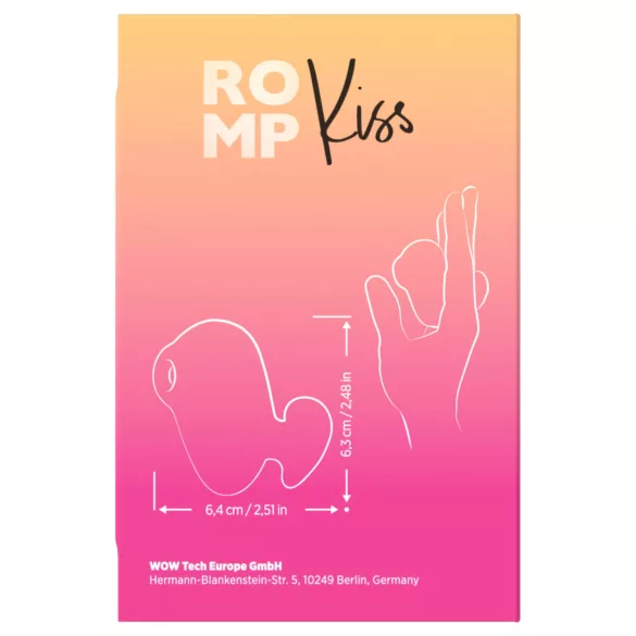 ROMP Kiss - estimulador de clítoris por ondas de aire (rosa)
